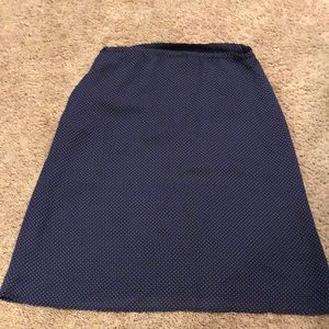 Polka dot skirt